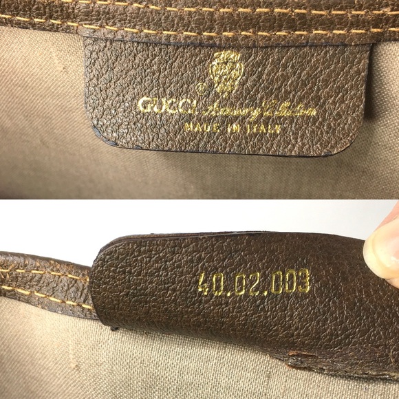 Authentic Gucci brown monogram coated canvas tote bag - Picture 11 of 16